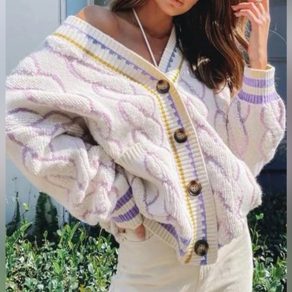 RedBerry Knitted Sweater Cardigan S/M